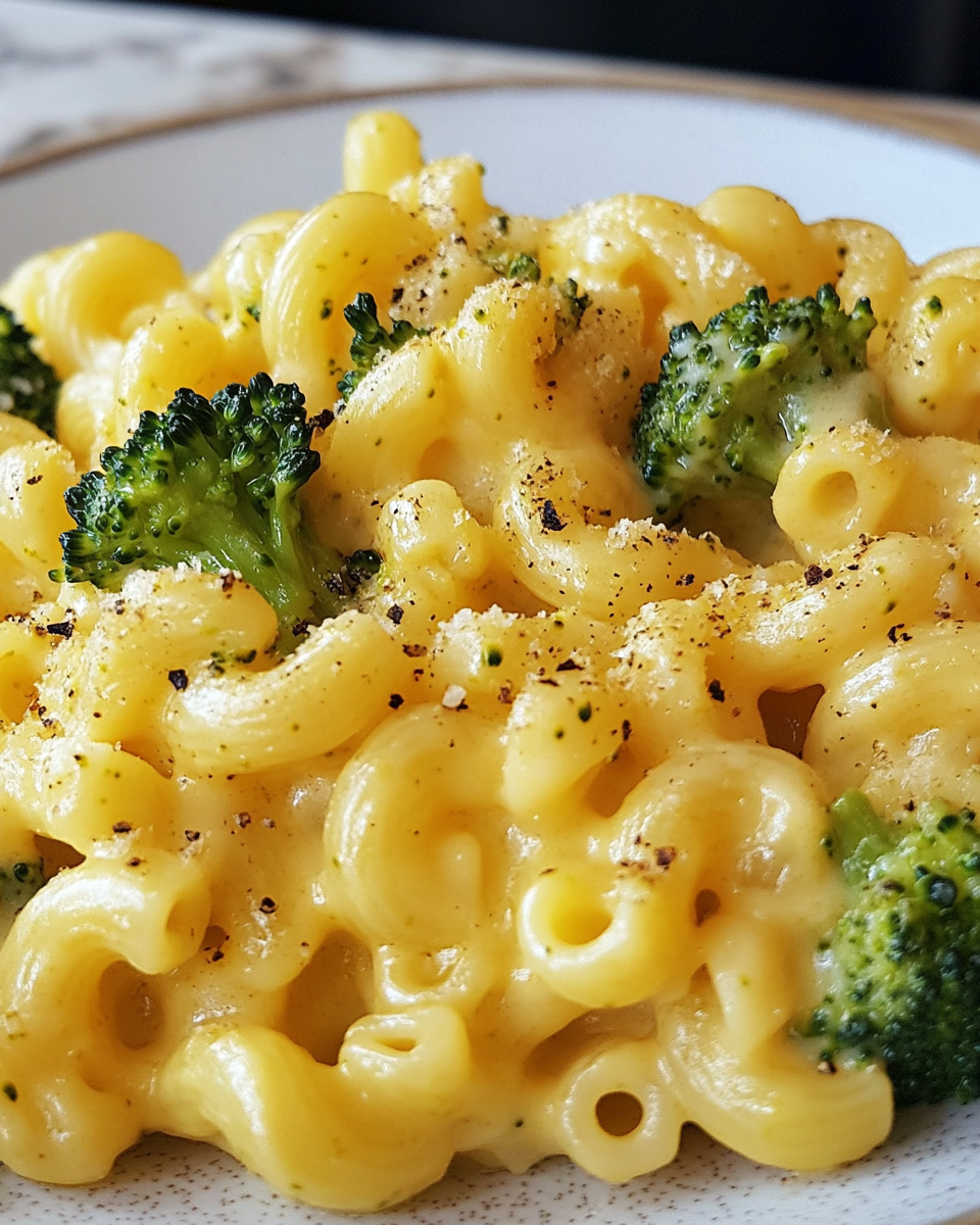 Epic Healthy One Pot Broccoli Mac and Cheese Cheesy Green Goodness